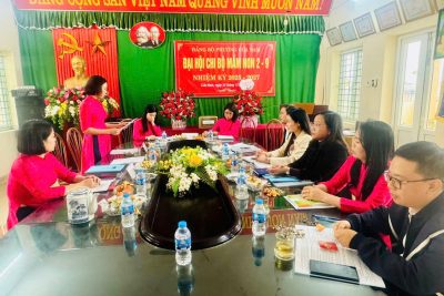 ĐẠI HỘI CHI BỘ MẦM NON 2-9 NHIỆM KỲ 2025-2027